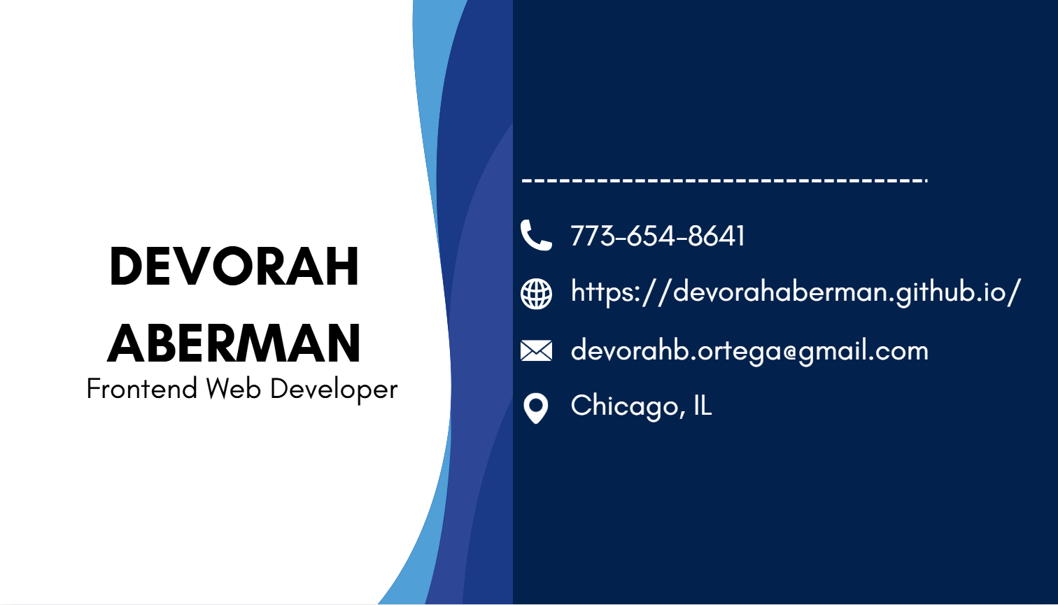 Business Card Front